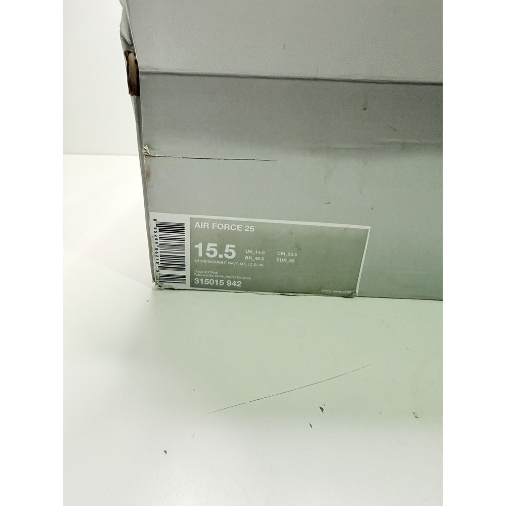 Nike Air Force 25 Supreme Crocodile Navy White 315015-942 Size 15.5 Rare Vintage - Picture 14 of 14